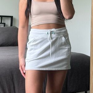 Athleta White Mini Skirt